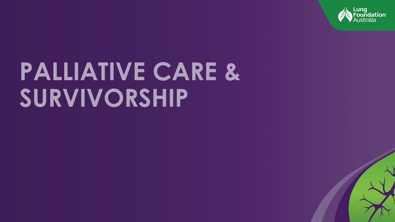 Palliative Care & survivorship