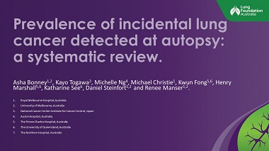 Prevalence of incidental lung cancer detected at autopsy: a systematic review.