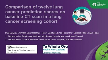 Comparison of twelve lung cancer prediction scores on baseline CT scan in a lung cancer screening cohort