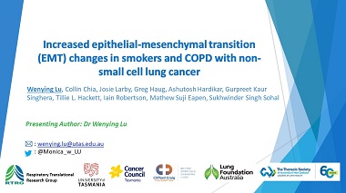 Increased epithelial-mesenchymal transition (EMT) changes in smokers and COPD with non-small cell lung cancer