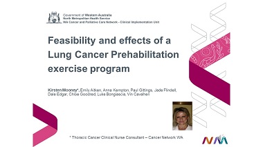 Feasibility and effects of a lung cancer prehabilitation exercise program