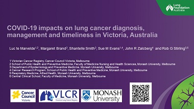 COVID-19 impacts on lung cancer diagnosis, management and timeliness in Victoria, Australia: A population based observational study